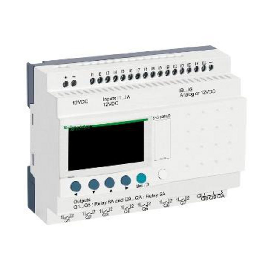 Modulaire smart relais 26 I/O 12V DC klok/di Zelio Logic