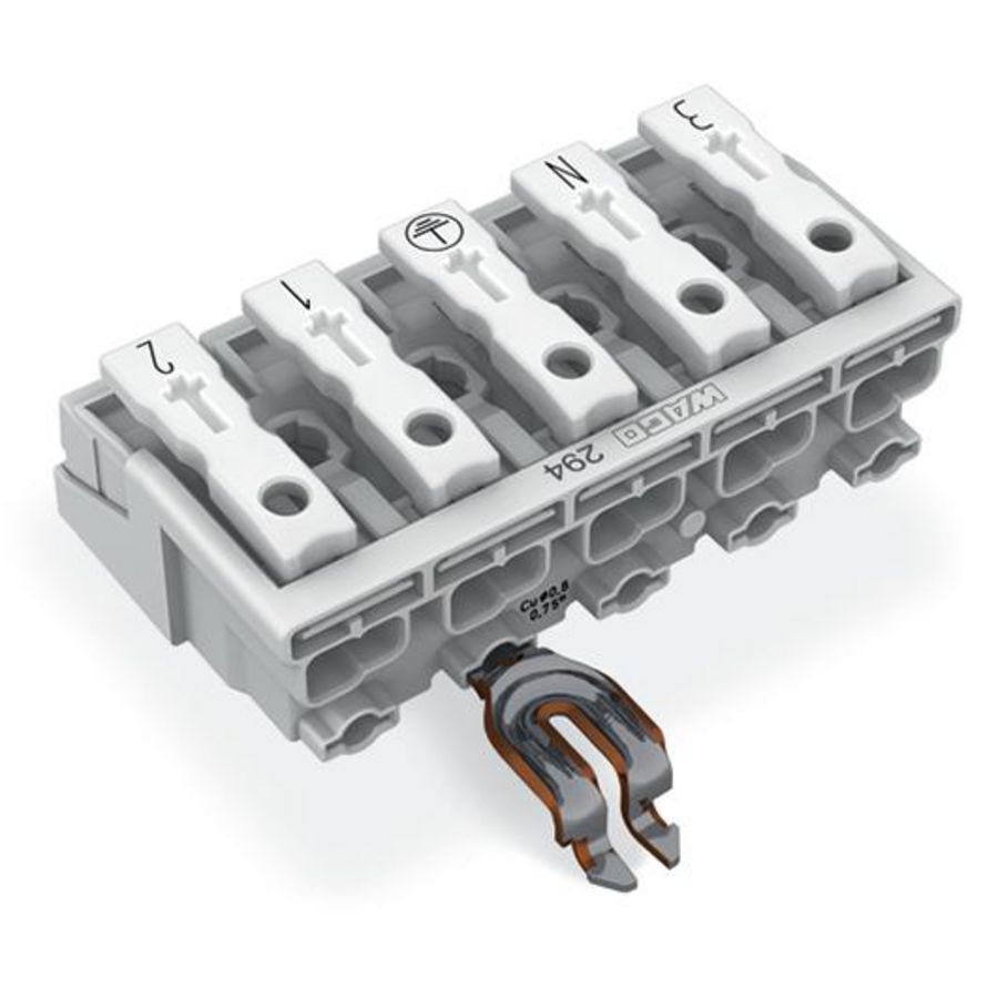 Kroonklem Drukknop extern HA PE-klikcontact 294-4355 VVE=250