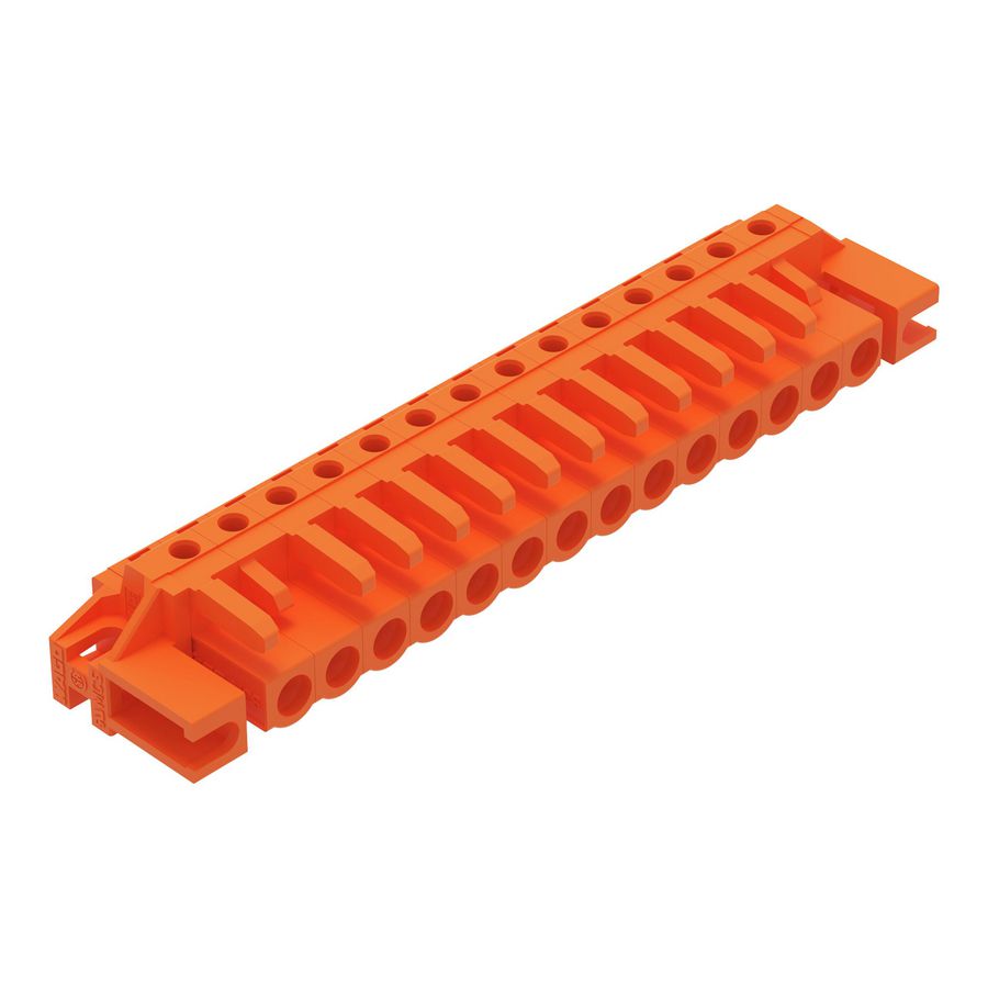 THT FE steker HA raster 5,08mm oranje 232-274/047-000 VVE=25