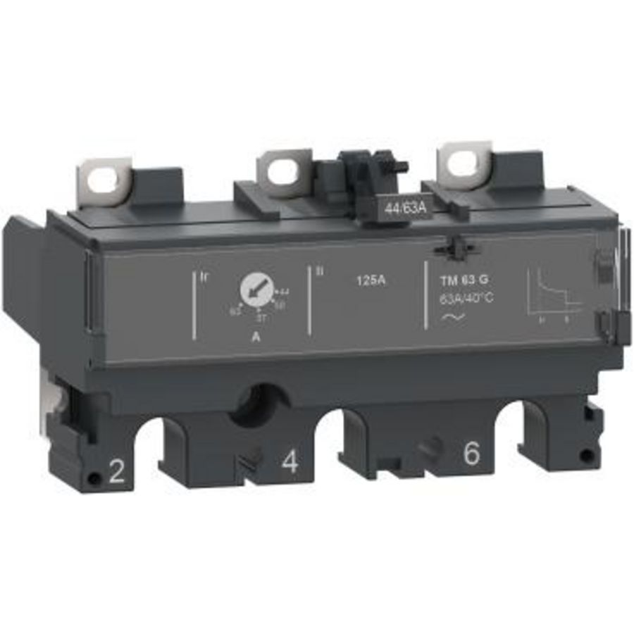 Trip unit ComPacT NSX160 TMG thermal magnetic rating 160A DC