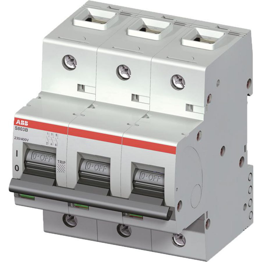 Verzamelrail 250A 3P met 6 pinnen 2 eindkappen VVE=2