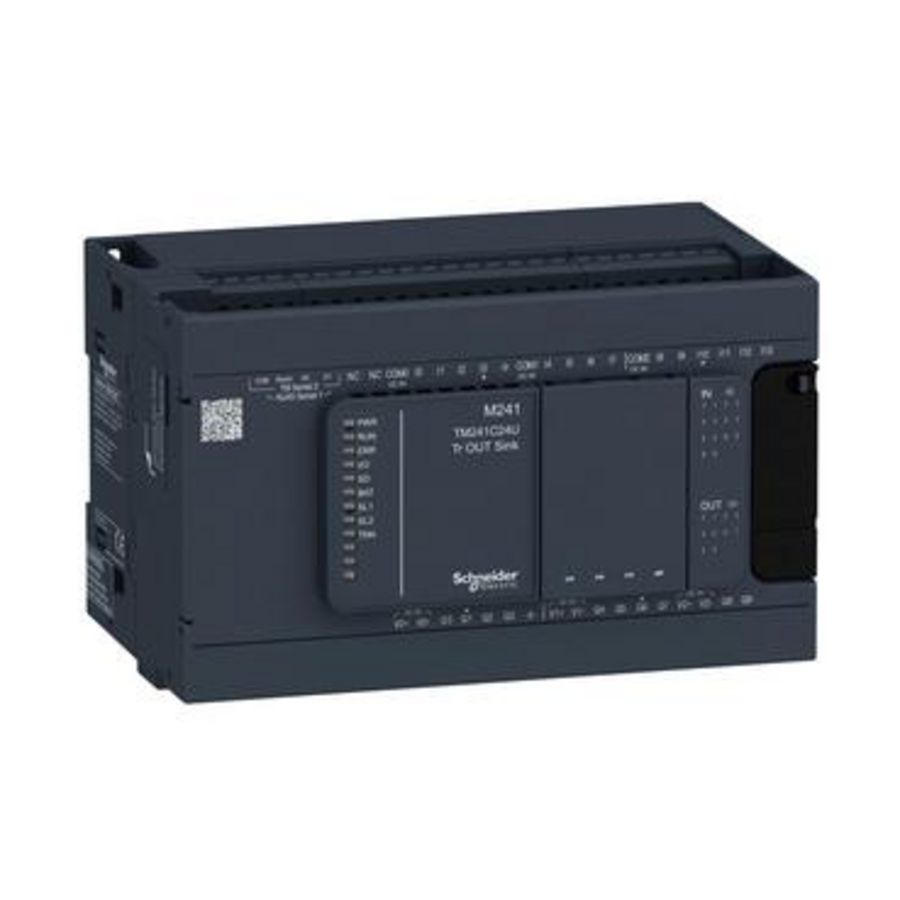 Transistor NPN Modicon M241 PLC 24I/O
