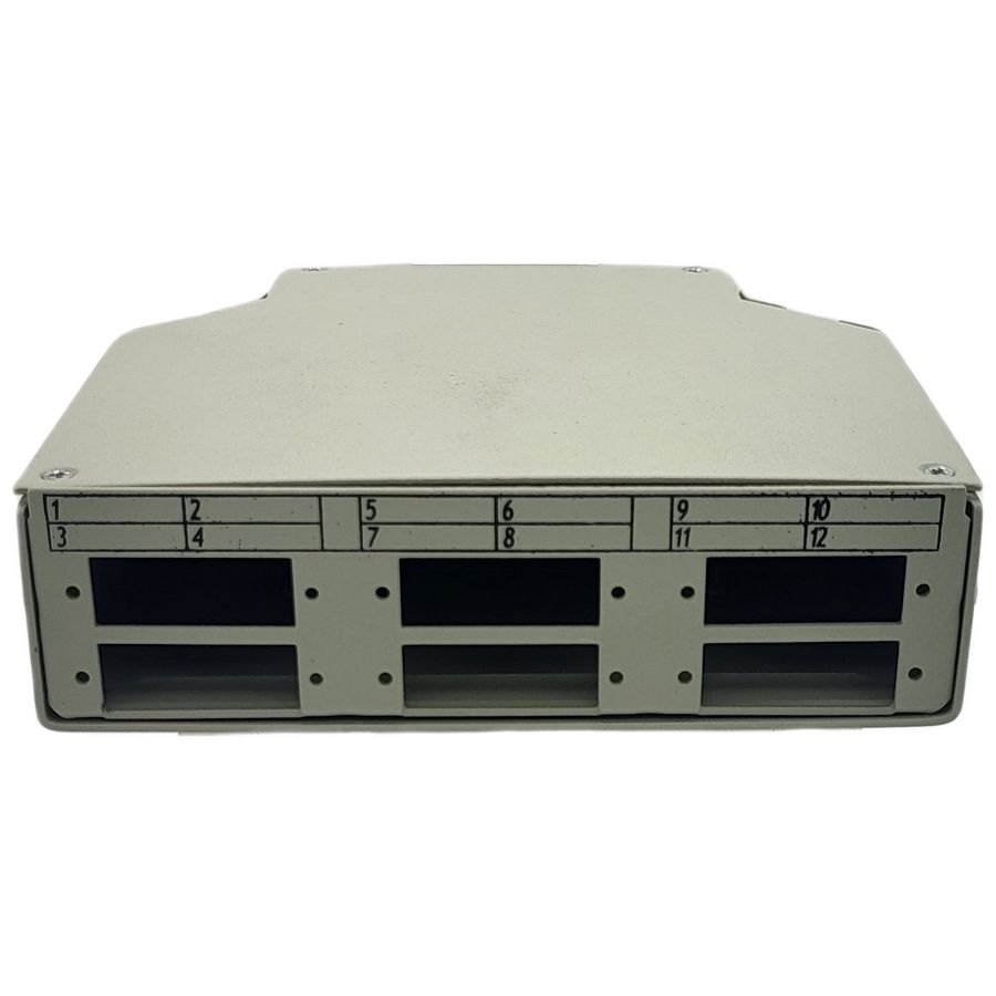 Din Rail Mount Fiber Splice Box Empty LC6D 128x130x36mm