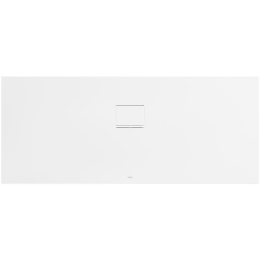 Douchebak Squaro Inf. lange zijde 1800x750mm Quaryl Sto.wit