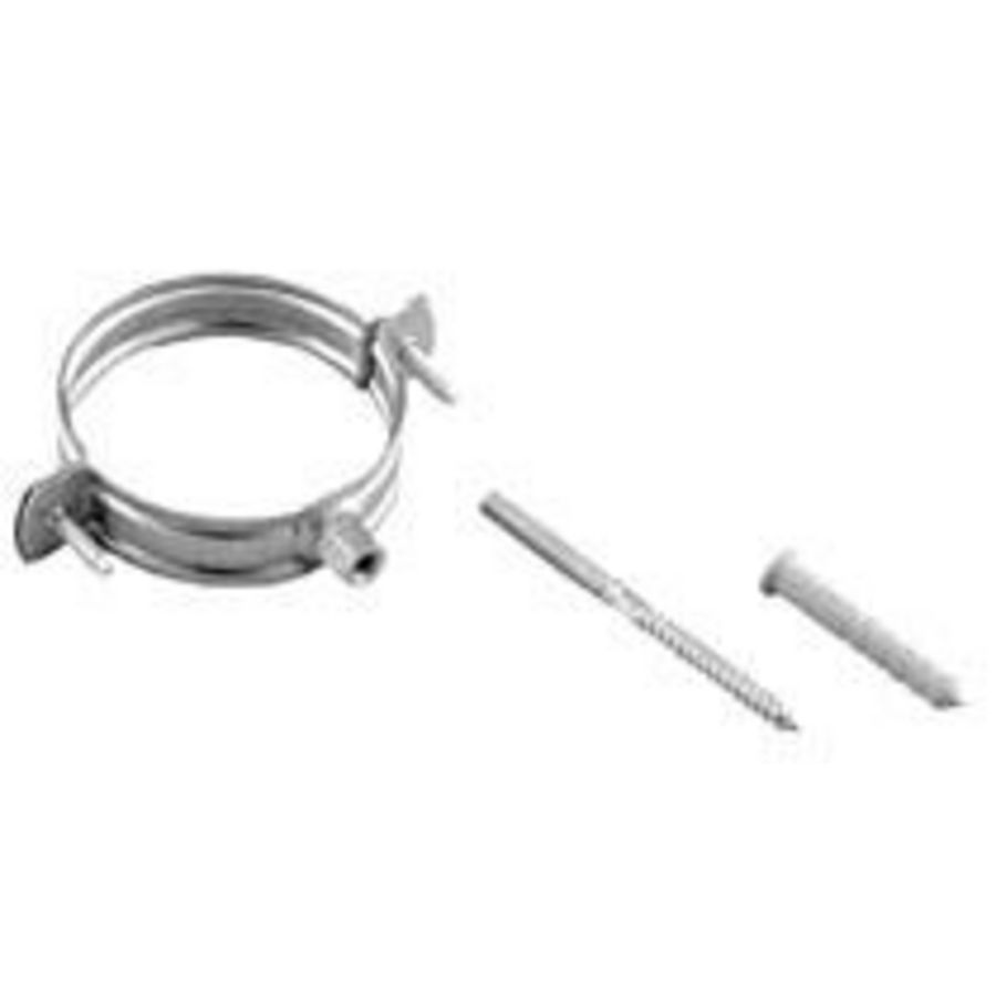 Bevestigingsbeugel RVS 80 + inslagbout M8x100 + plug