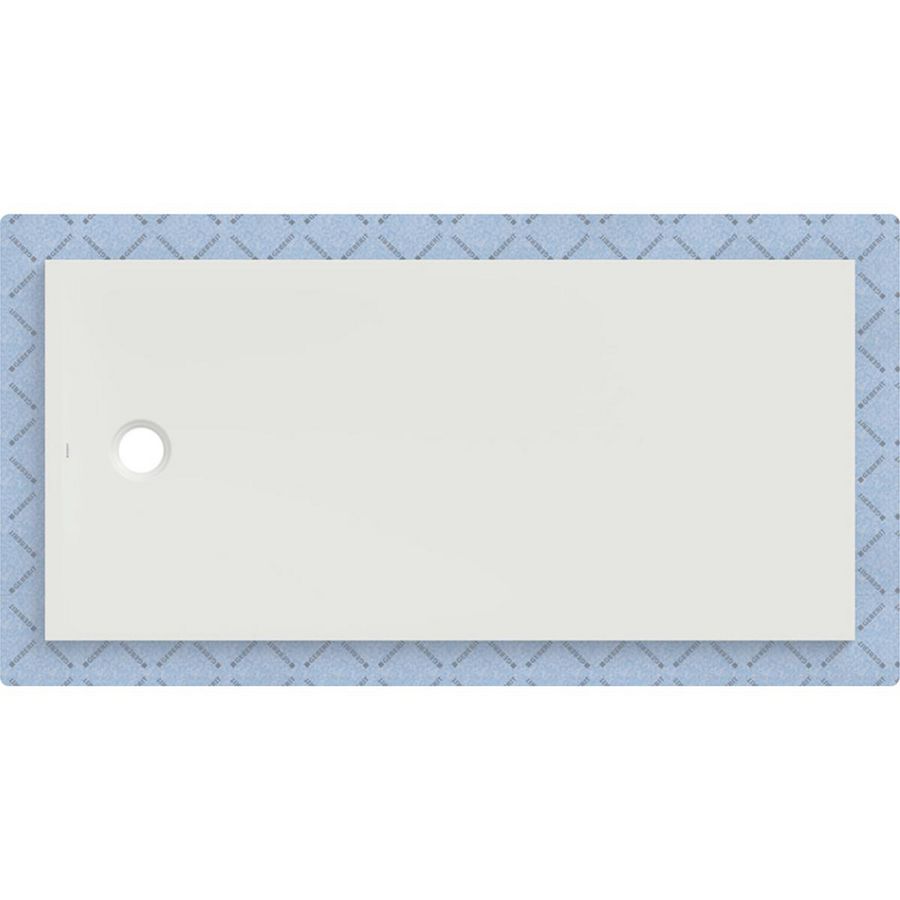 Douchevloer CleanFloor30 geïntegreerd met afdichtingsvlies wit: 170x80cm