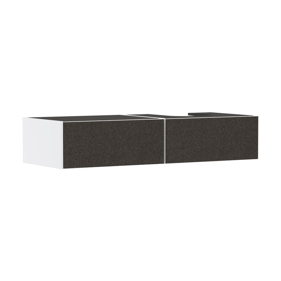 Badmeubel Xevolos E mat wit 1370/550 2L waskom/gesl. RE. TDG