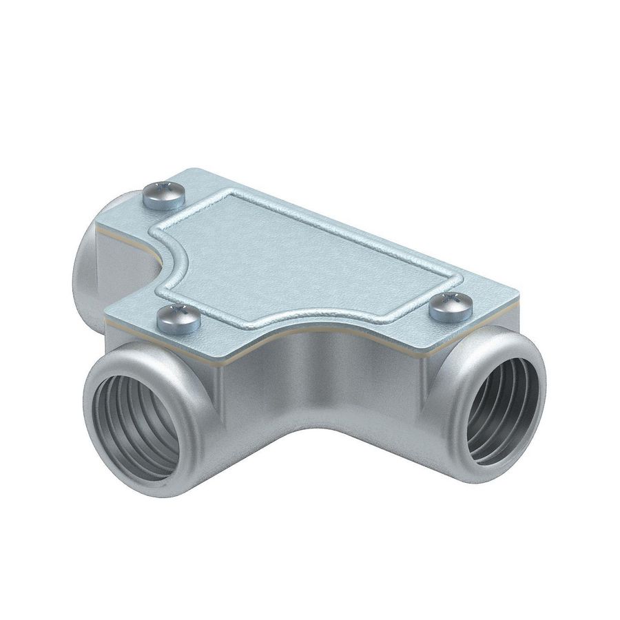 Controlle T-stuk met schroefdraad M50x1,5 gegoten aluminium VVE=2