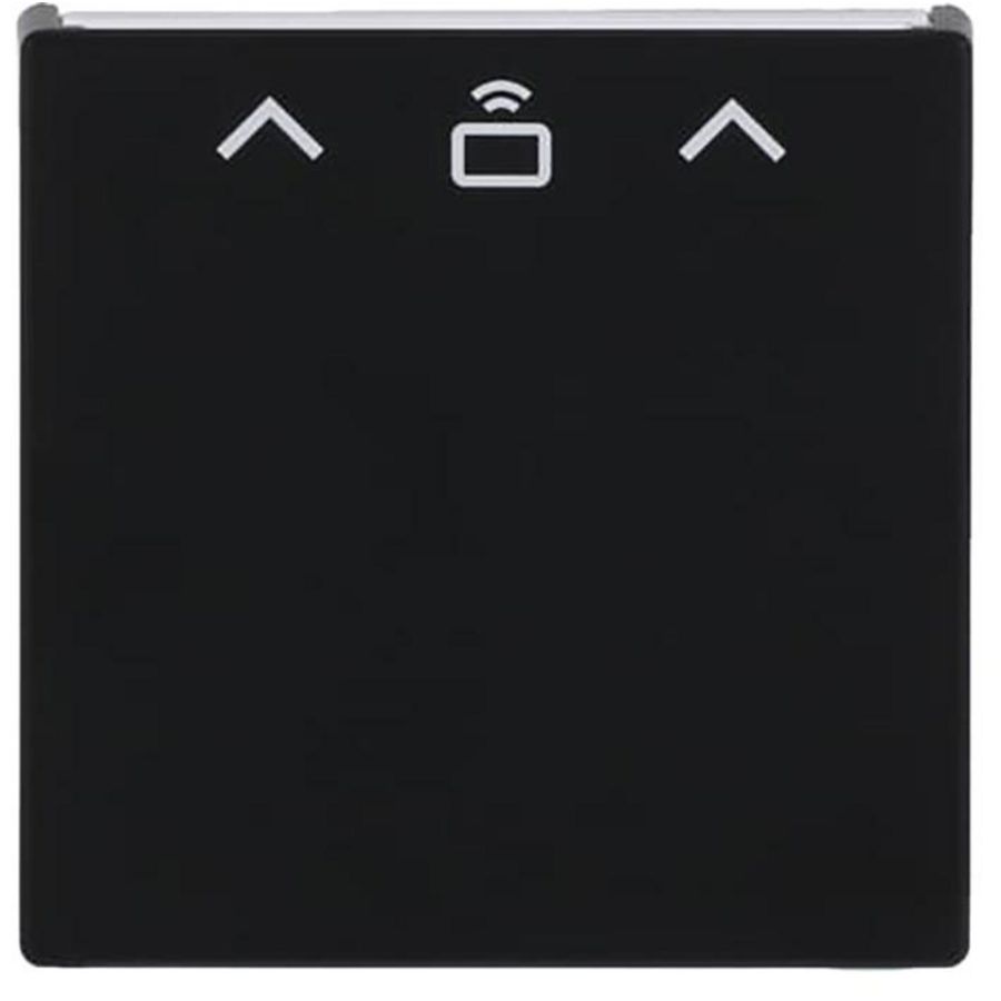 Centraalplaat voor kaartschakelaar met RFID Future mat zwart (1792 RFID-885)