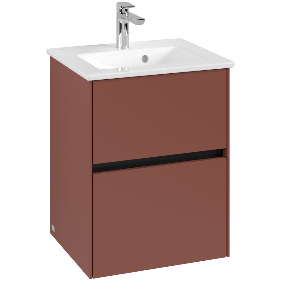 Wastafelonderkast Collaro 472x610x404mm Wine Red C14100AH