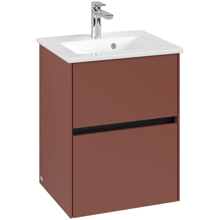 Wastafelonderkast Collaro 472x610x404mm Wine Red C141B0AH
