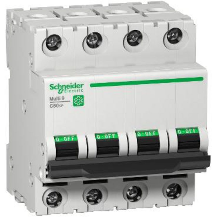 Installatieautomaat 4-polig 10A D-karakteristiek 480Y/277V 10kA Multi9 C60SP