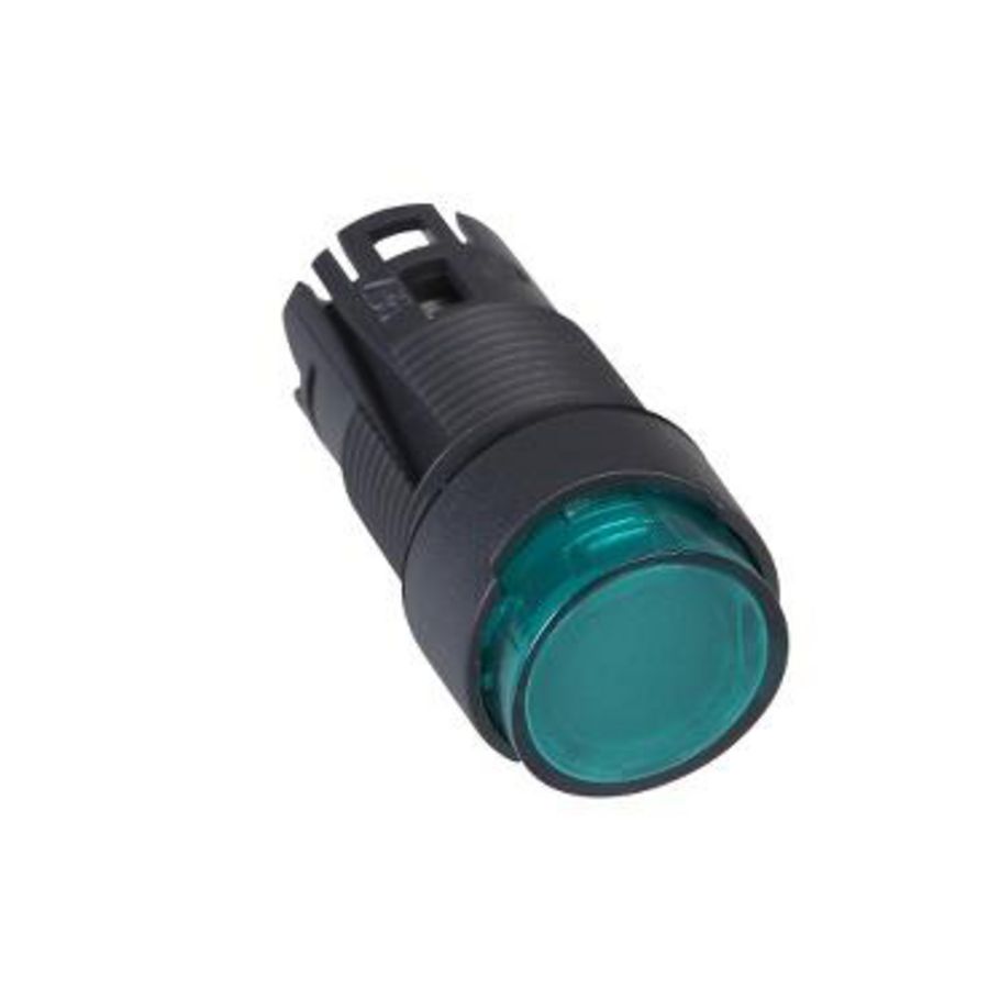Kop voor verlichte drukknop Ø16mm Groen