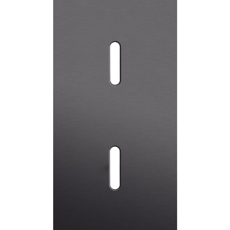Tweevoudige afdekpl. verticaal 71mm centerafstand twee enkel