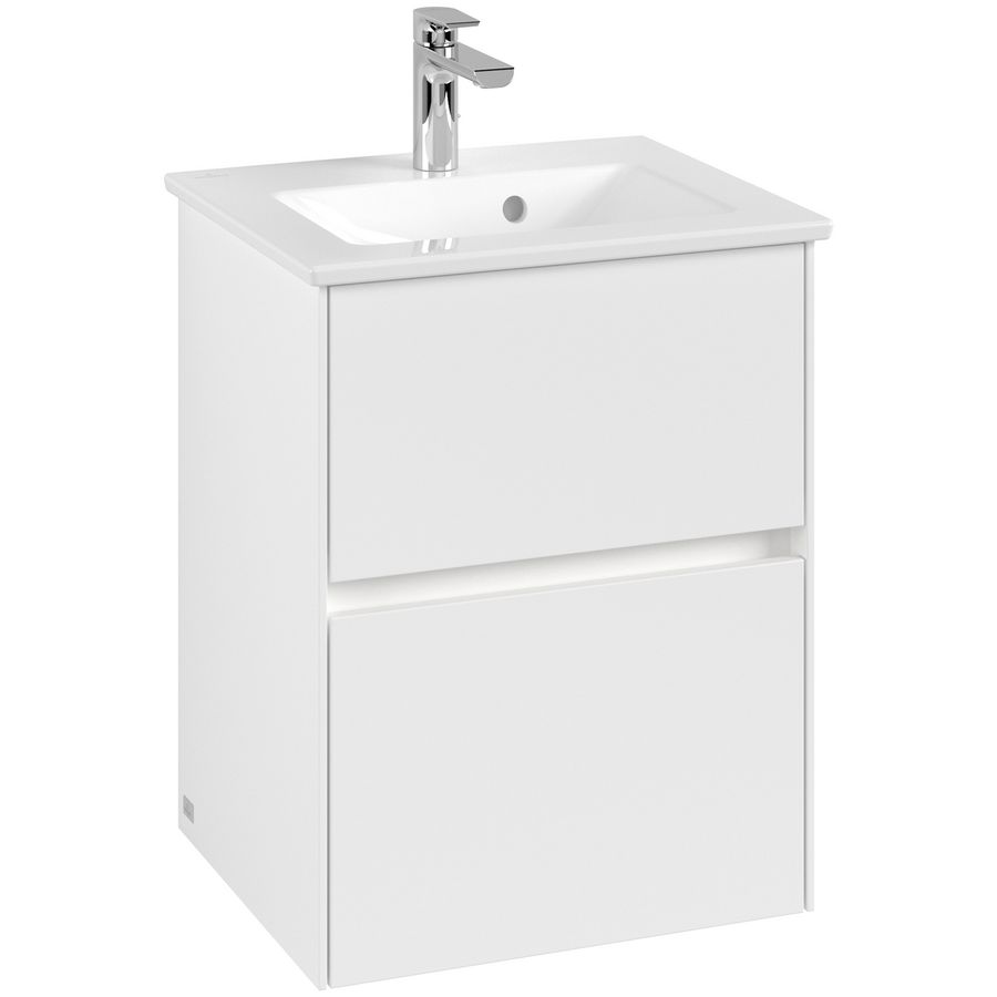 Wastafelonderkast Collaro 472x610x404mm Wh.Matt C141B0MS