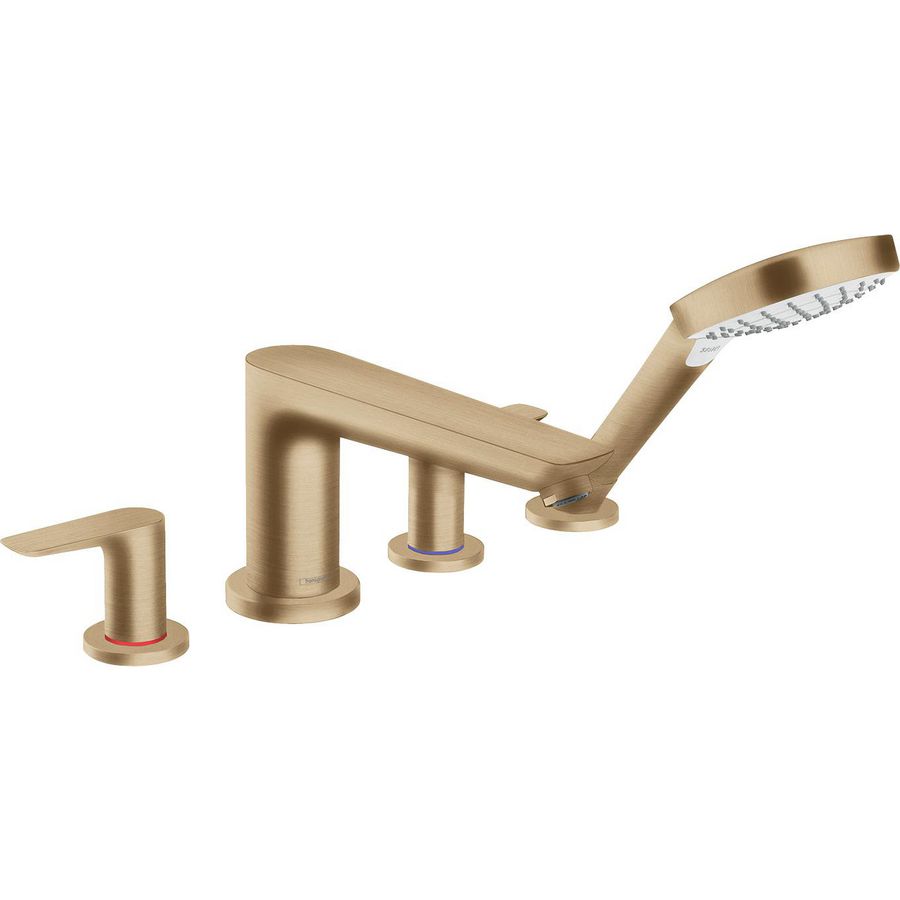 Afbouwdeel badrandmengkraan 4-gats Talis E v.13244180 brushed bronze