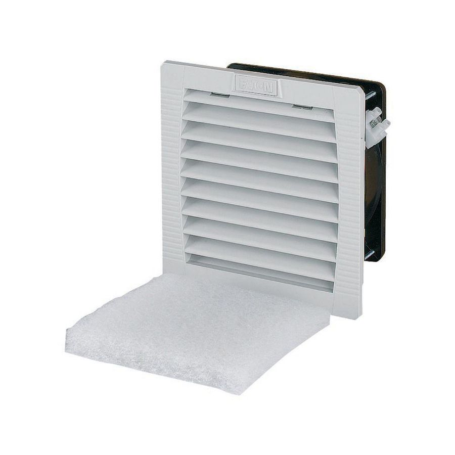 Luchtfilter met fan 61/70 m3/h uitsnede 125 x 125 mm IP54