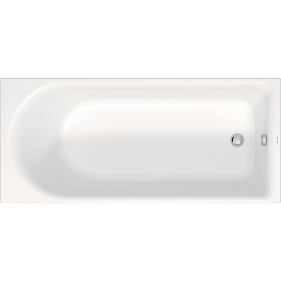 D-Neo ligbad wit 1800x800mm afvoer aan korte  zijde