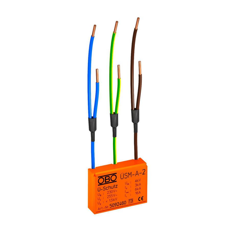 Overspanningsbeveil.module v. alle installatiesystemen 255V