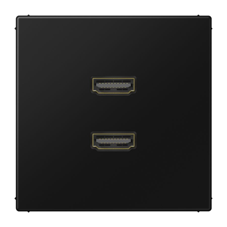 Afdekking zwart voor 2xHDMI LS990