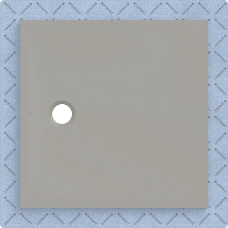 Douchevloer CleanFloor30 geïntegreerd met afdichtingsvlies grijs: 90x90cm