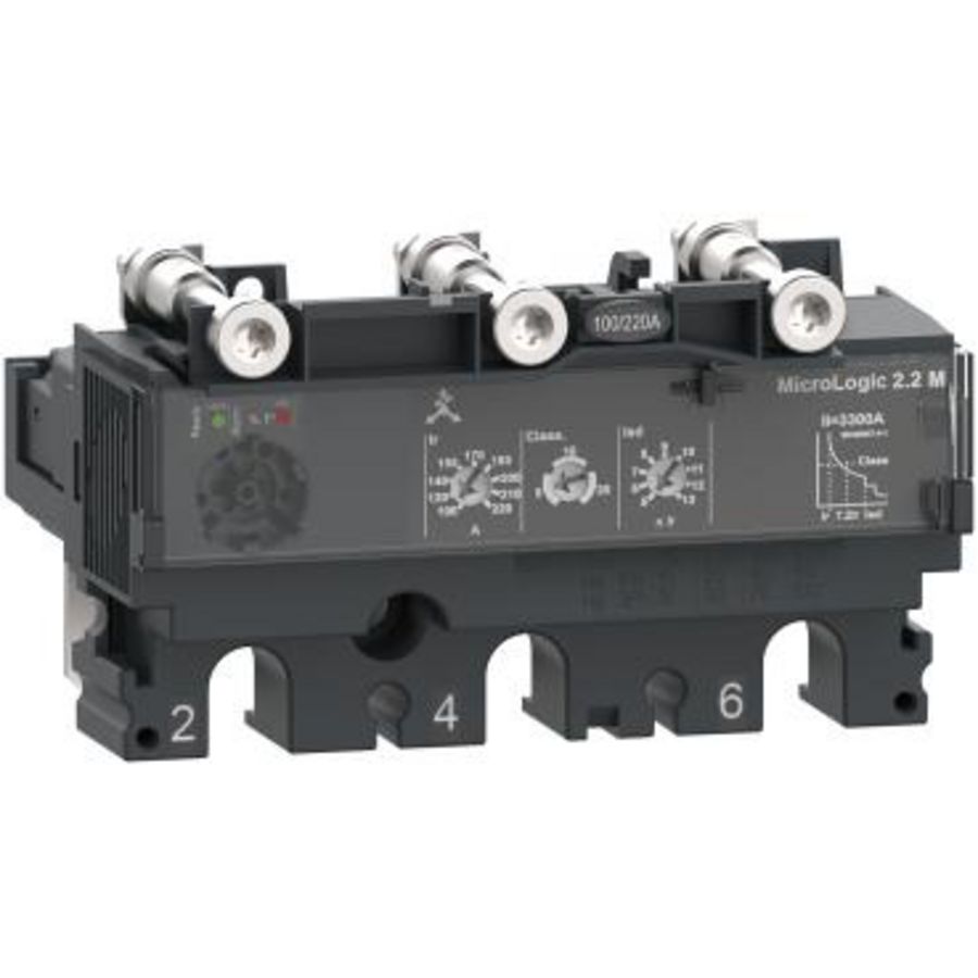 Trip unit NSX100 AC 3P3D 100A 2.2M ComPact