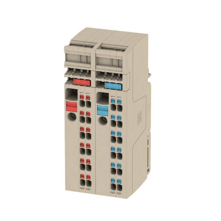 Doorvoerklem PUSH IN d.beige 6mm² 35