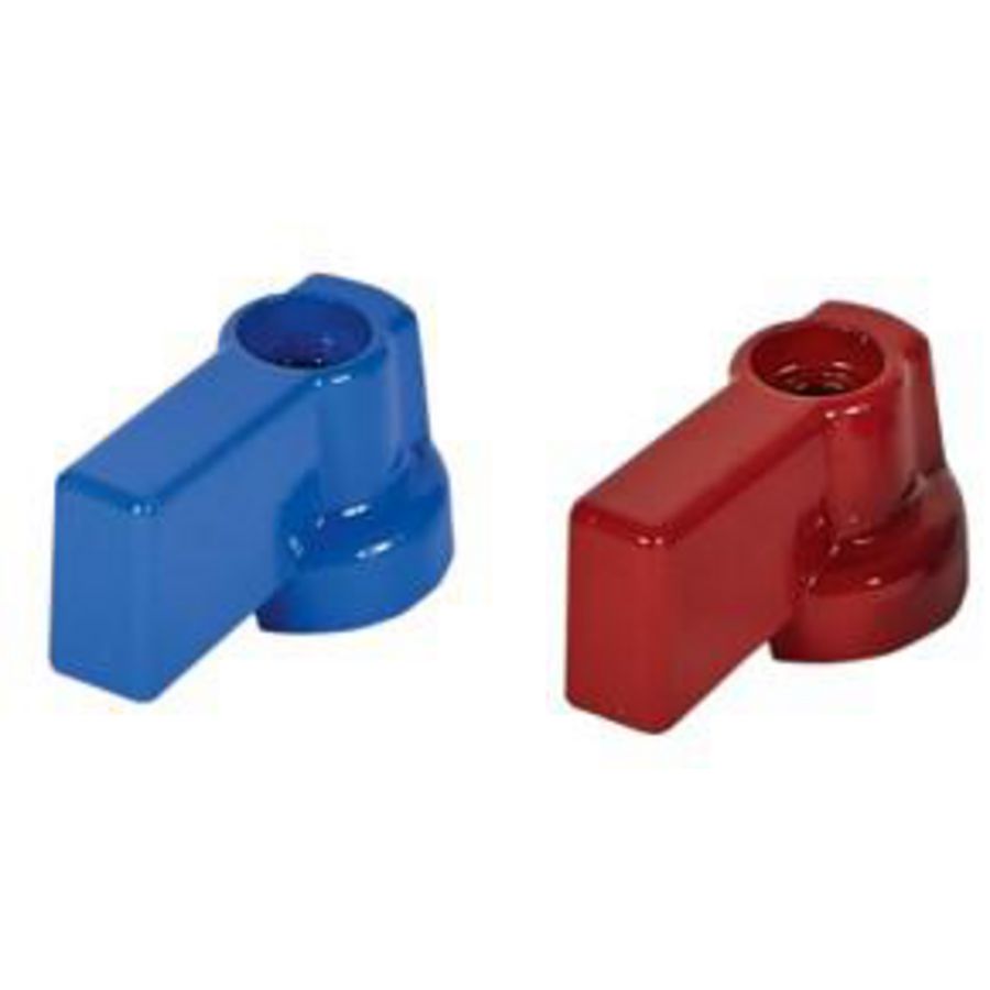 Handvat rood voor VB-kogelkraan