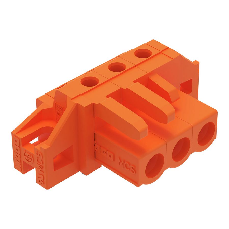 THT FE steker HA raster 5,08mm oranje 232-263/031-000 VVE=50