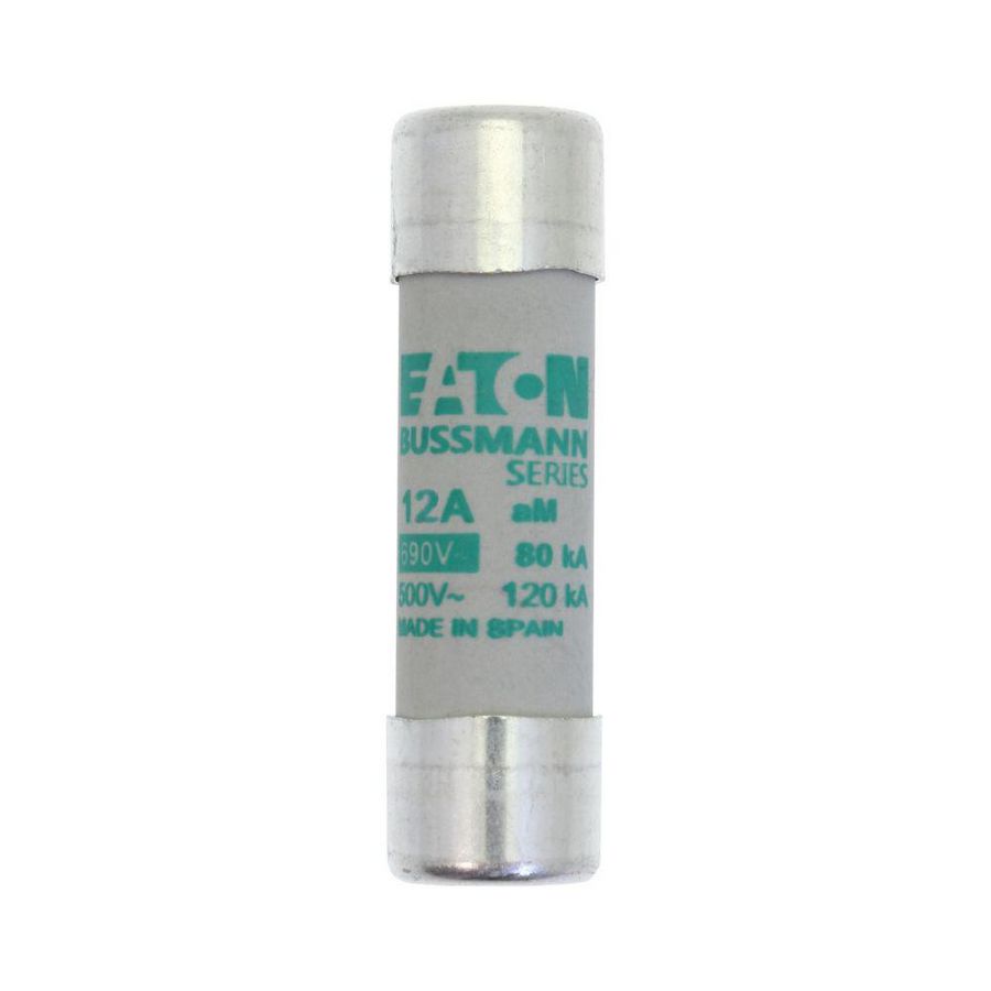Zekering laagspanning 12A AC 500V 14x51 aM met slagp VVE=10