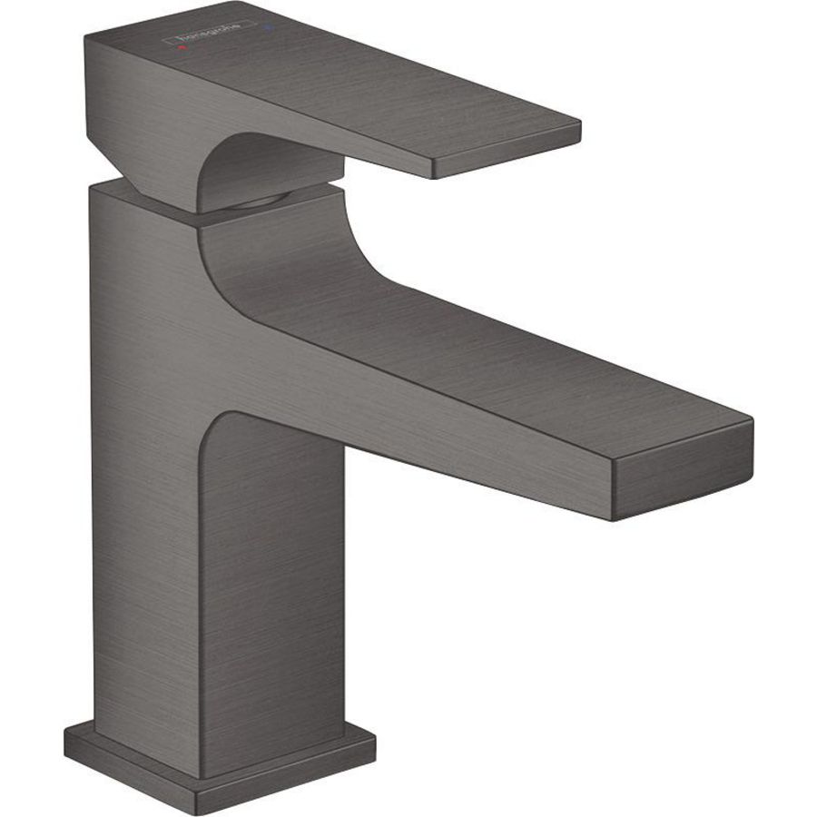 HMetropol 1-hendel wastafelmengkraan 100 brushed black chrome