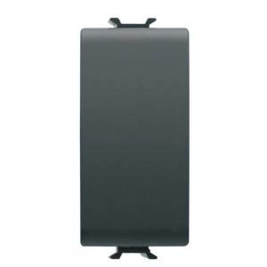 DRUKKNOP 1P 250 Vac-NO 16 A-NEUTRAAL-1 MODULE-SATIJN VVE=12