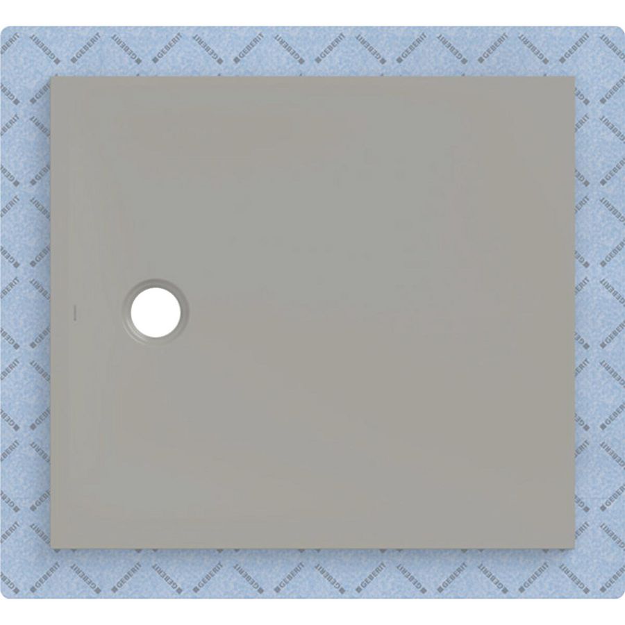 Douchevloer CleanFloor30 geïntegreerd met afdichtingsvlies grijs: 100x90cm