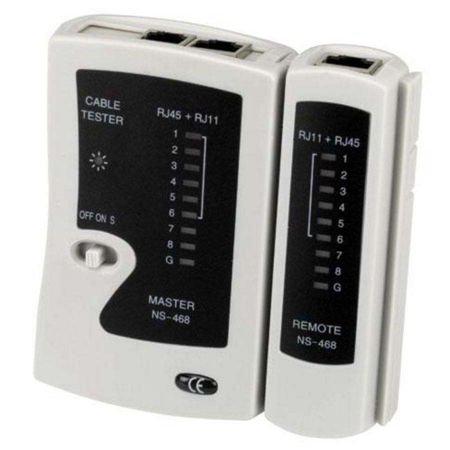 Netwerk tester voor UTP/FTP RJ-12/RJ-45