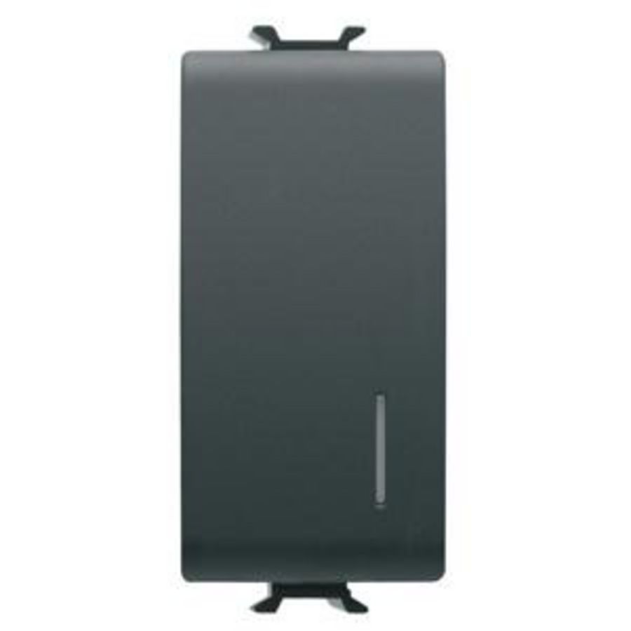 DRUKKNOP 1P 250 Vac-NO 16 A VERLICHTBAAR+AFSCHERMING VVE=12