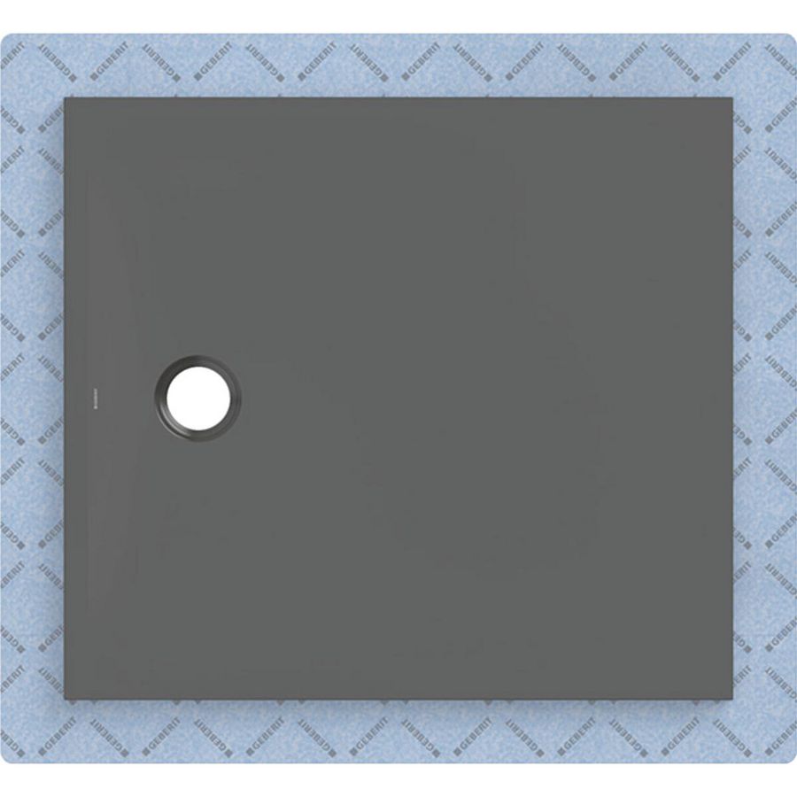 Douchevloer CleanFloor30 geïntegreerd met afdichtingsvlies grafiet: 100x90cm