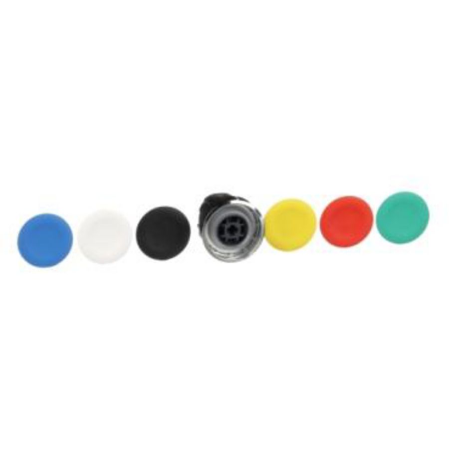 Drukknop Ø22mm Verzonken Keuze uit 6 kleuren chroom