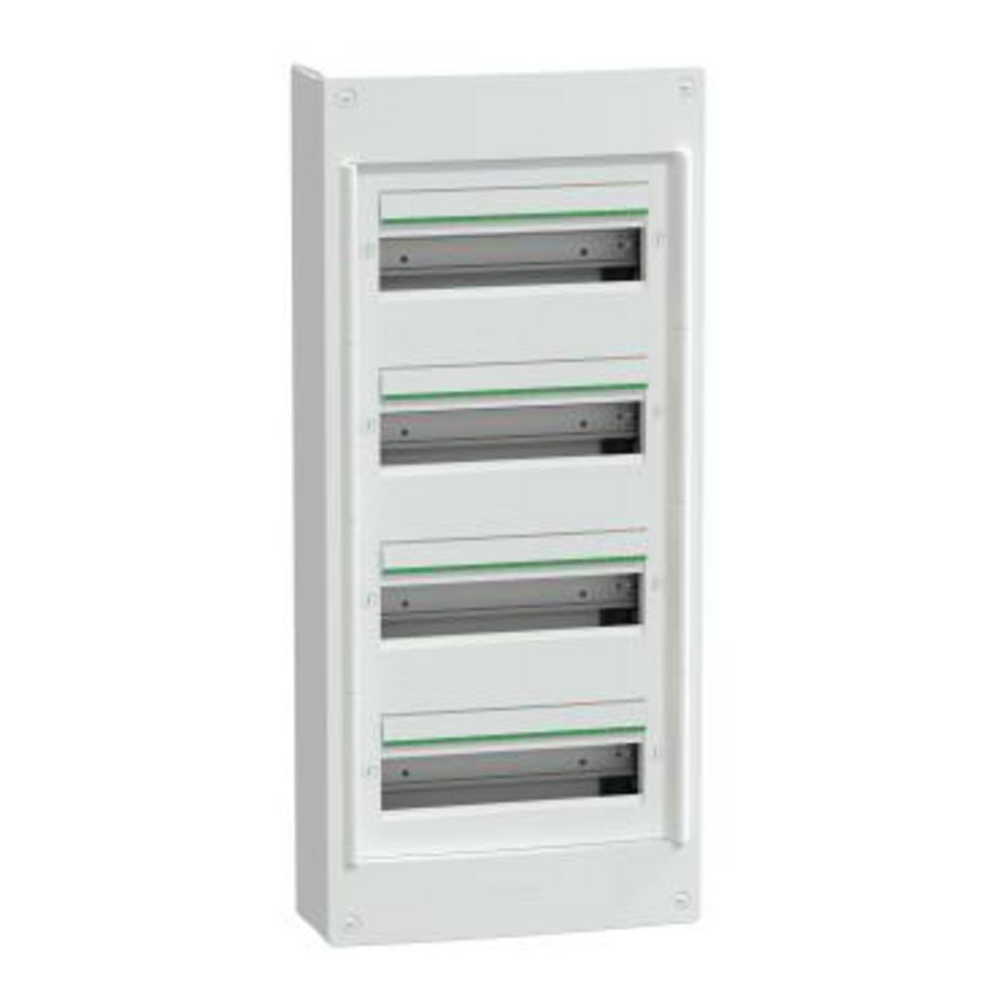 PrismaSeT XS, Modulaire verdeler, Opbouw, 4x13 modules, Aard