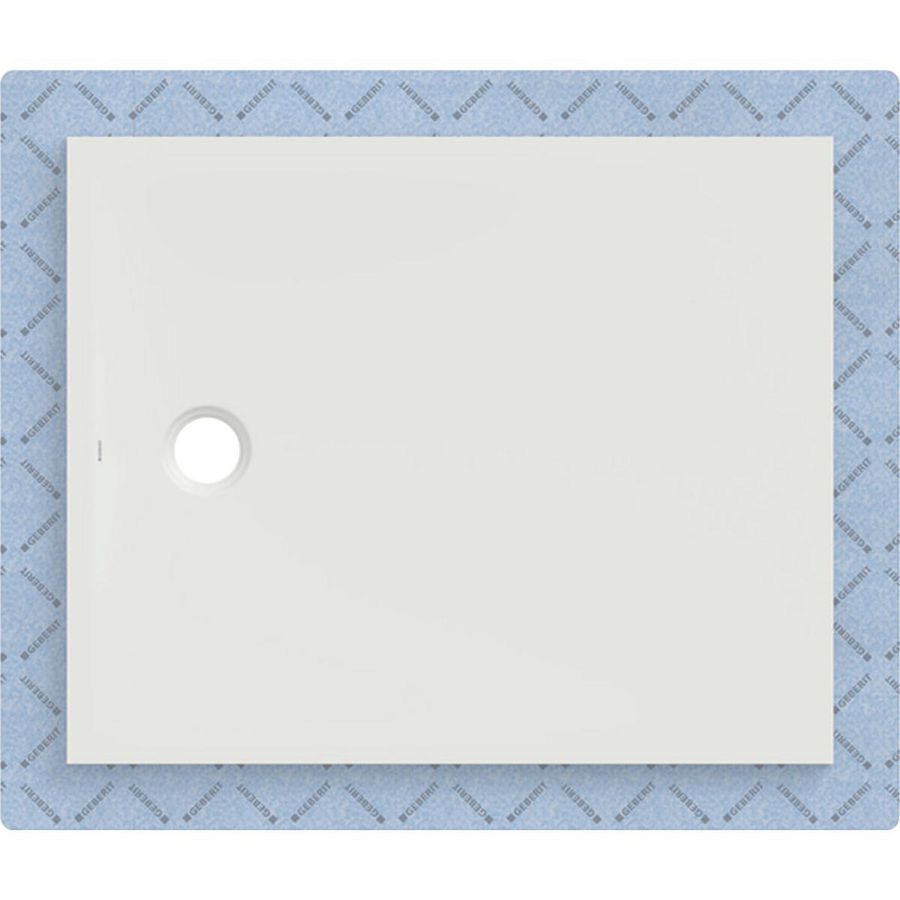 Douchevloer CleanFloor30 geïntegreerd met afdichtingsvlies wit: 110x90cm