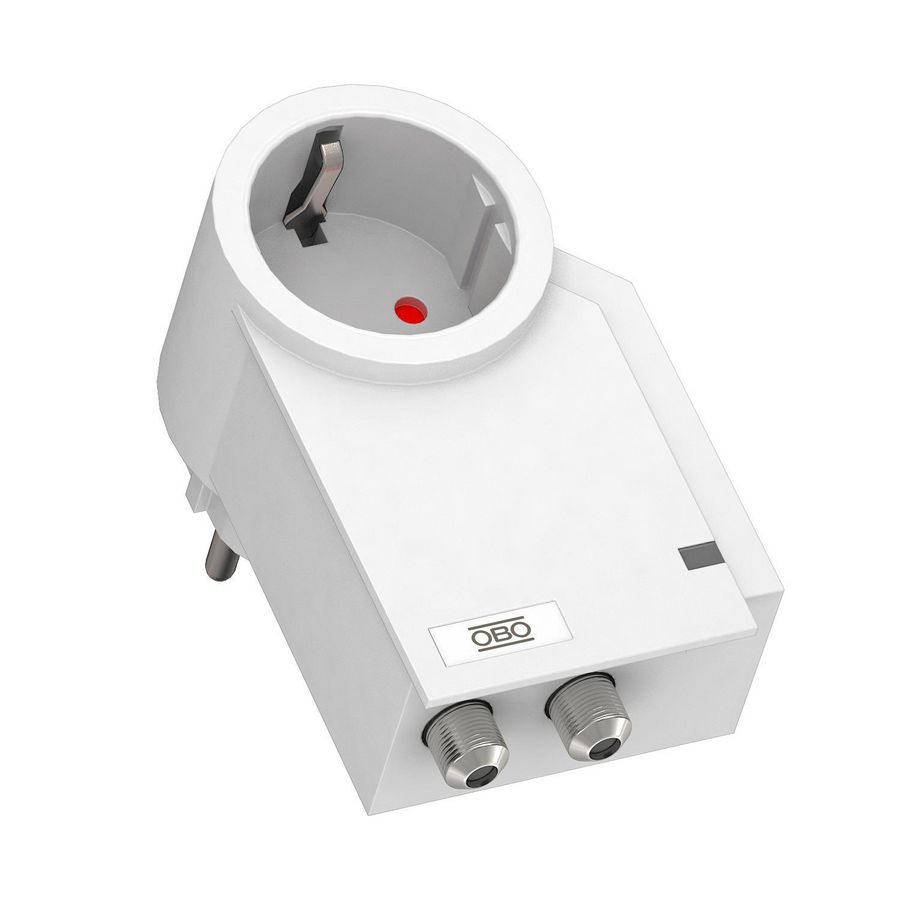 FineController inclusief SAT-beveiliging 230V puur wit