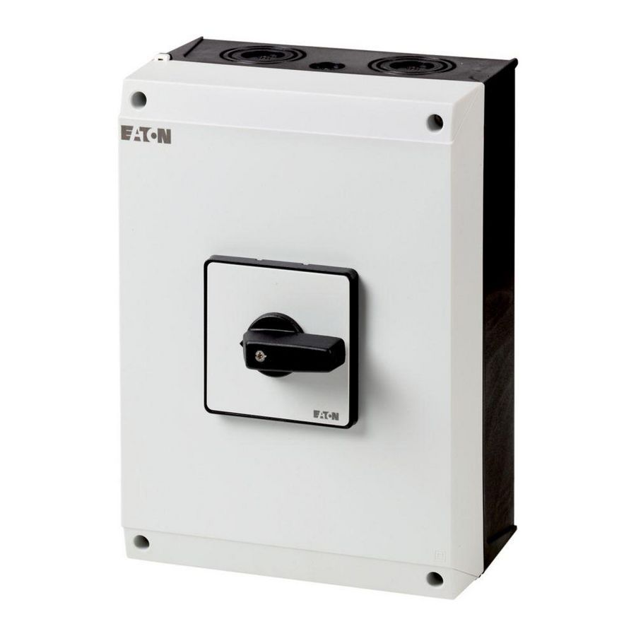 Aan-Uit-schakelaar 6-polig +1MC+1VC 100A 90° opbouw