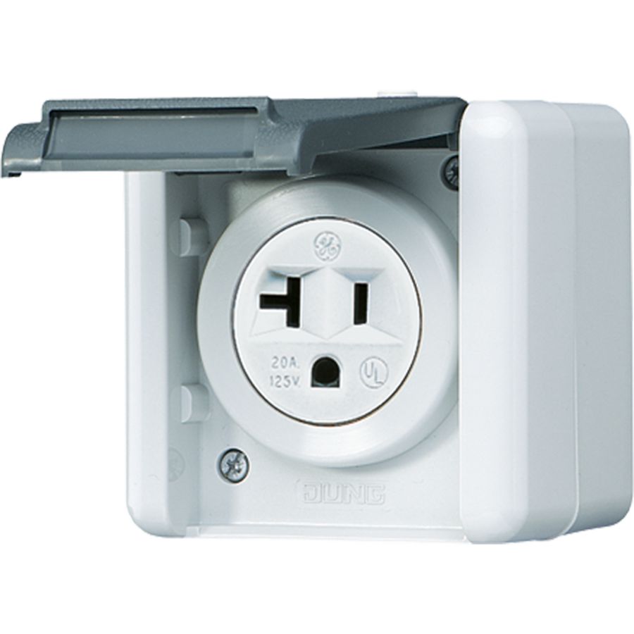 Wandcontactdoos WG800 US-Nema 20A m.onderkast