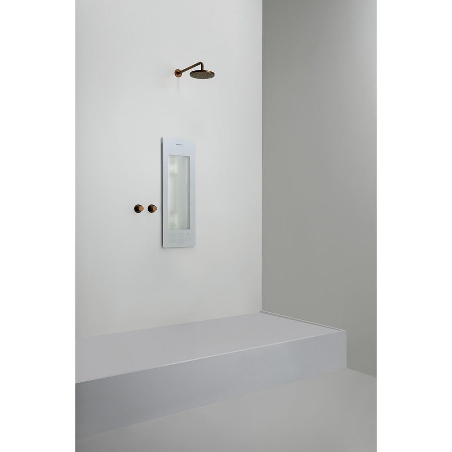 Sunshower ROUND inbouw/opbouw (excl. opbouwbeugel) ONE/S small 95x33cm White infrarood