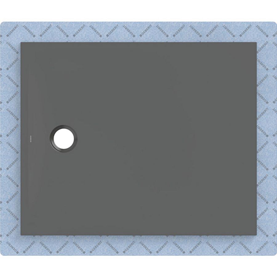 Douchevloer CleanFloor30 geïntegreerd met afdichtingsvlies grafiet: 110x90cm