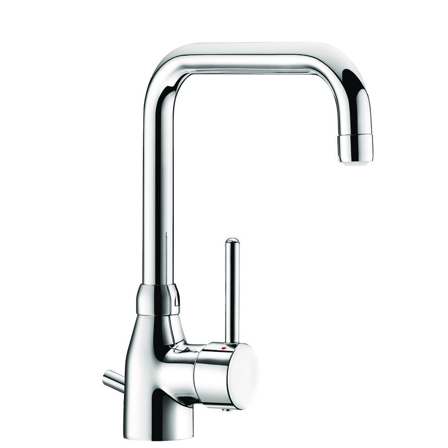 Wastafelmengkraan uitloop drbr. H.200 L.150 trekplug & hevel