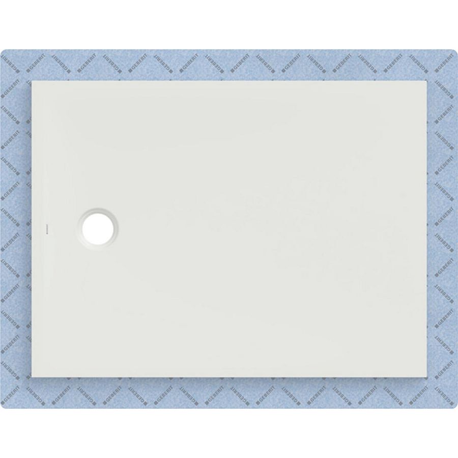 Douchevloer CleanFloor30 geïntegreerd met afdichtingsvlies wit: 120x90cm