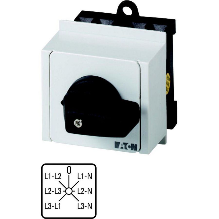 Spanningsmeteromschakelaar 7 cont. 20A 3 x fase/fase 012759