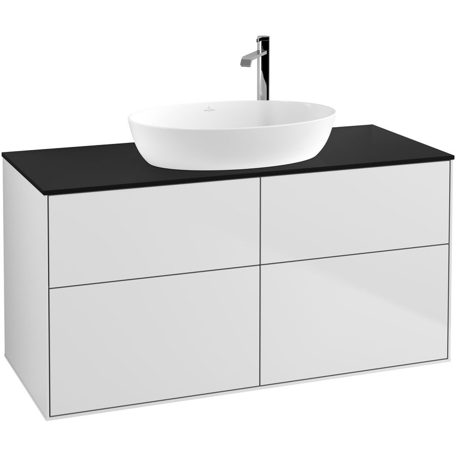 Wastafelonderkast Finion 1200x603x501mm White Matt Lacquer G91200MT