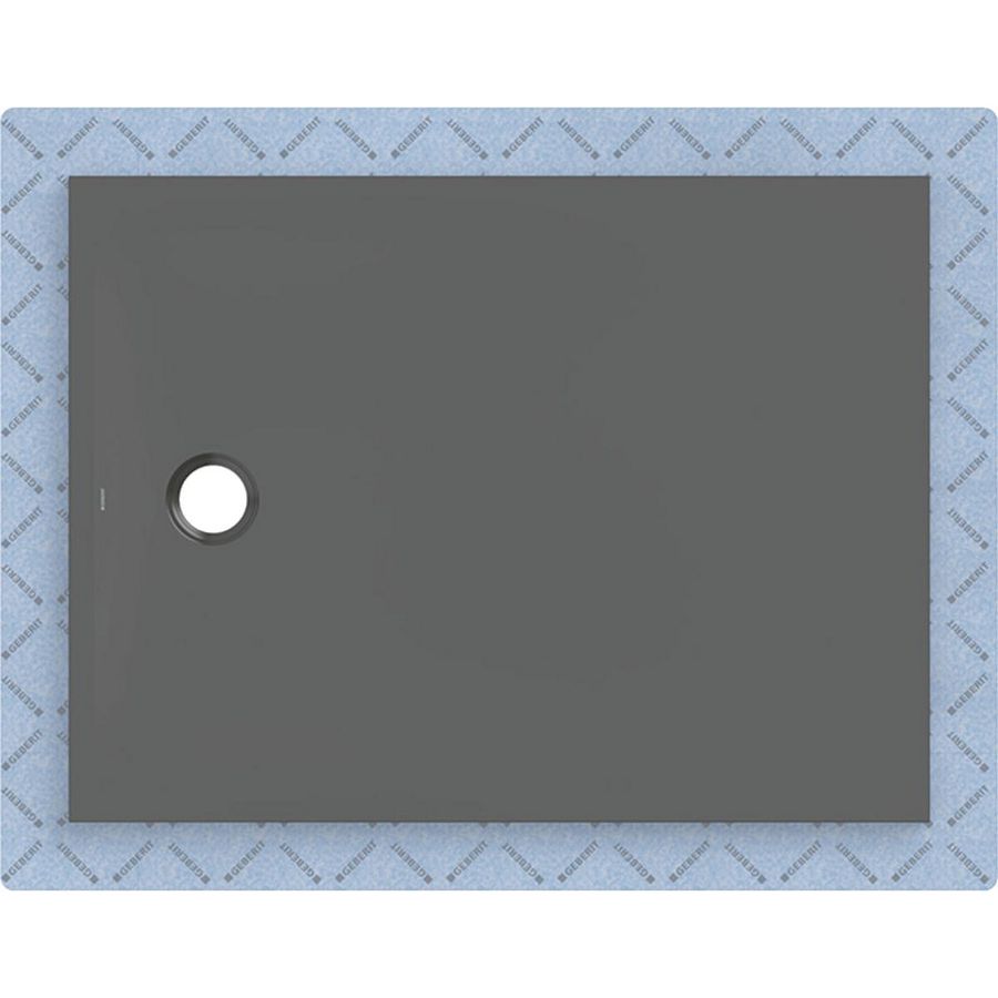 Douchevloer CleanFloor30 geïntegreerd met afdichtingsvlies grafiet: 120x90cm