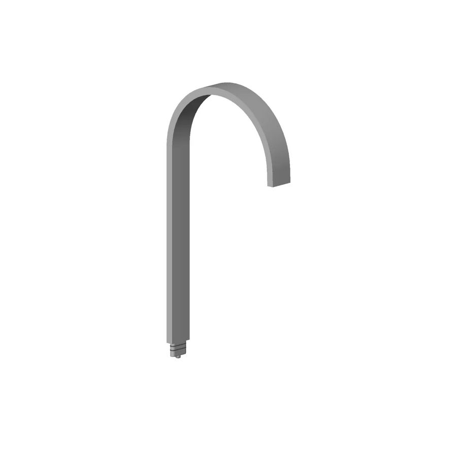 Uitloop 200x35x11x392mm, 5,68l/min. chr